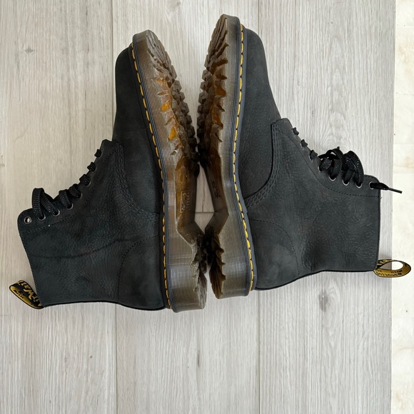 Dr. Martens 1460 PASCAL NUBUCK LEATHER LACE UP BOOTS Black 43 EU/11 US L/10 US M - Picture 2 of 12